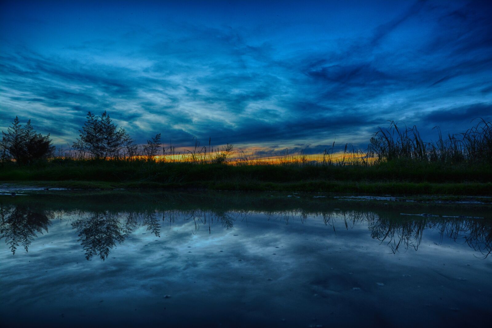 Nikon D7100 sample photo. Reflection, landscape, sunset photography