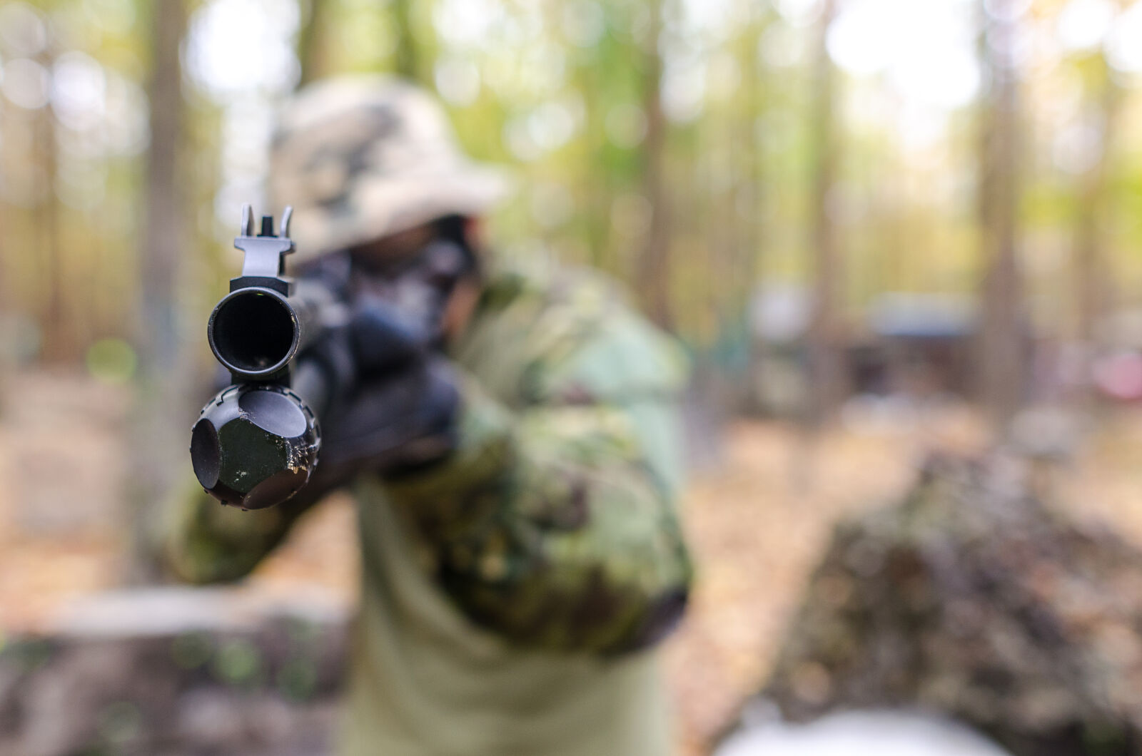 Nikon D5100 sample photo. Action, aiming, airsoft, ambush photography
