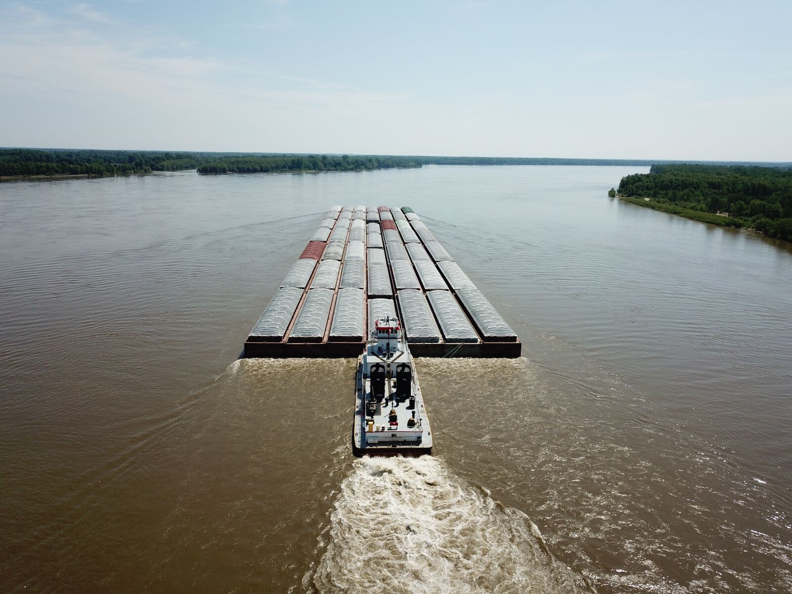 DJI FC220 sample photo. Mississippi, river, usa photography