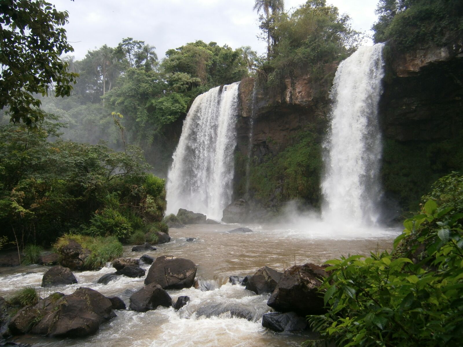 Olympus VG120,D705 sample photo. Argentina, falls, jungle photography