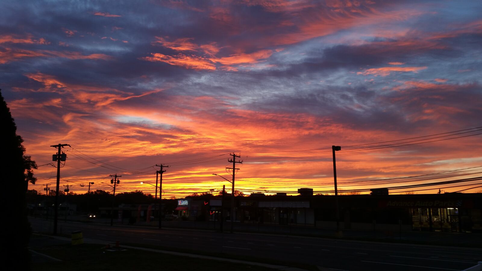 Samsung Galaxy Note4 sample photo. Sunset, sky, panoramic photography