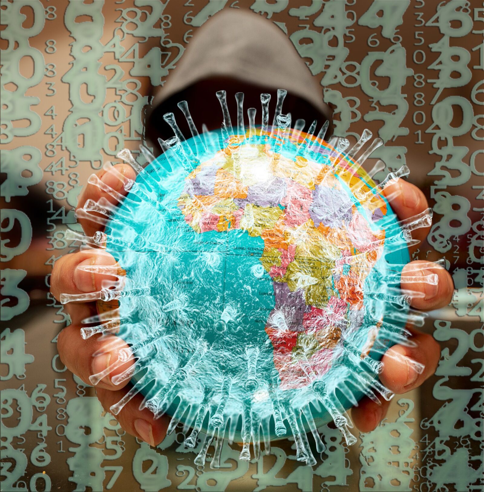 Nikon D600 sample photo. Infected, world, globe photography