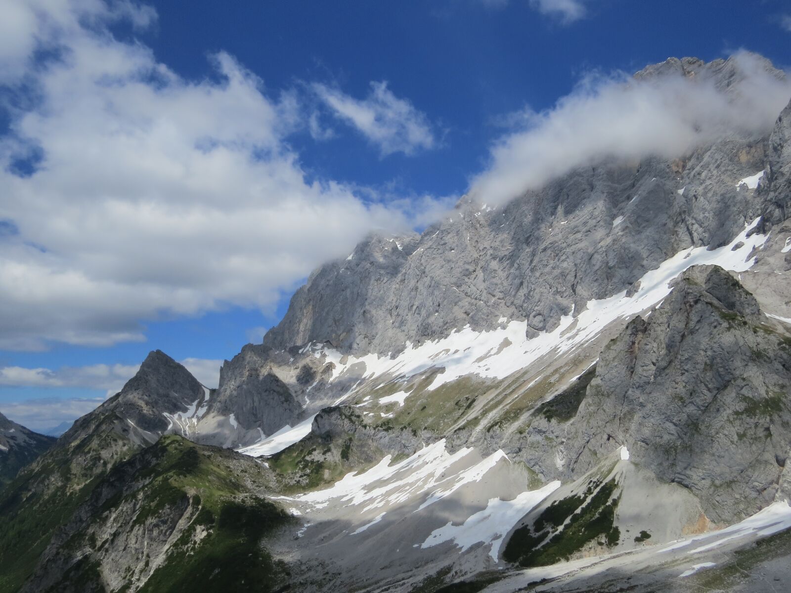 Canon PowerShot SX50 HS sample photo. Mountains, snow, blue sky photography
