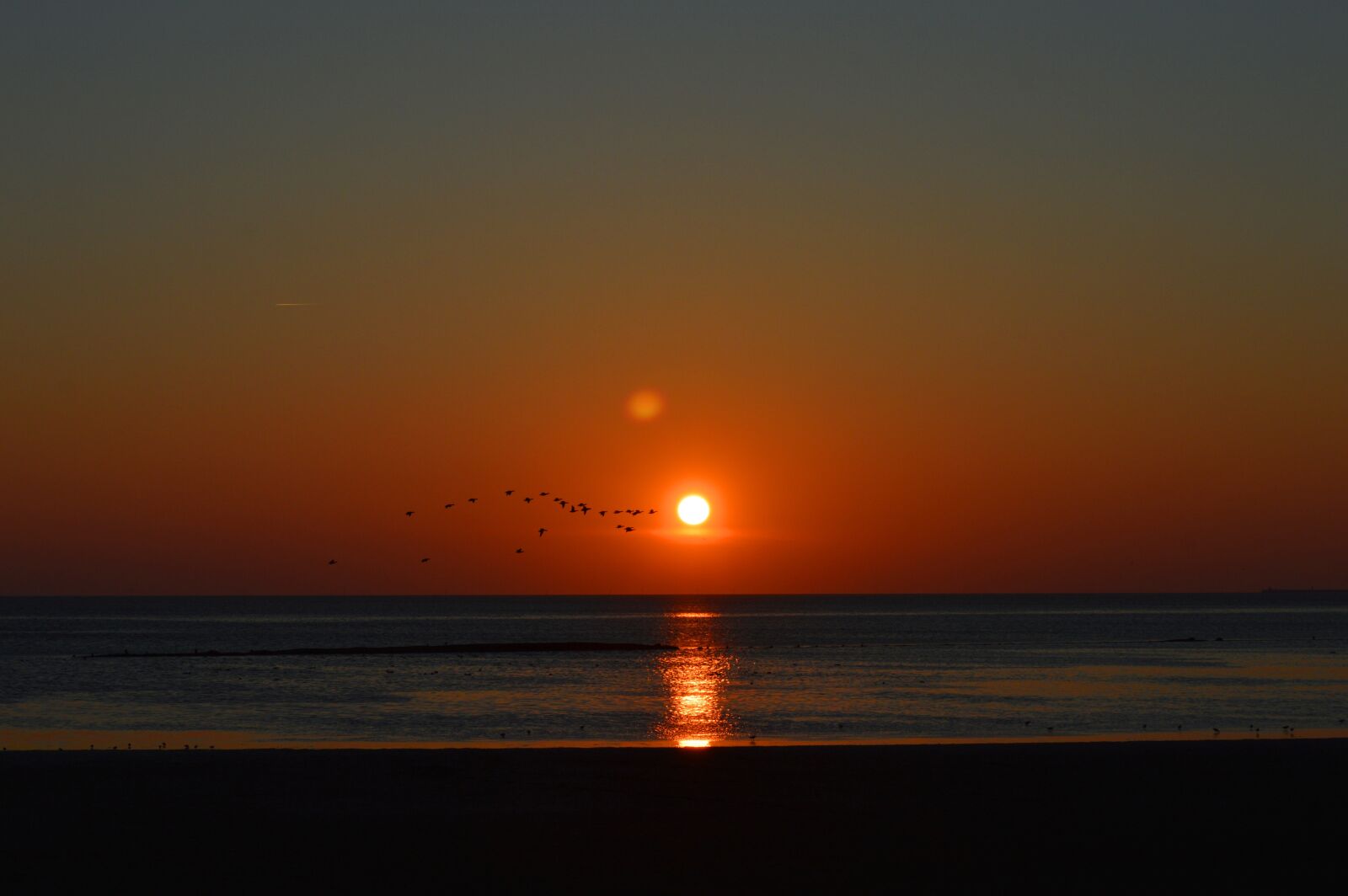 Nikon D3200 sample photo. Sunset, north sea, water photography