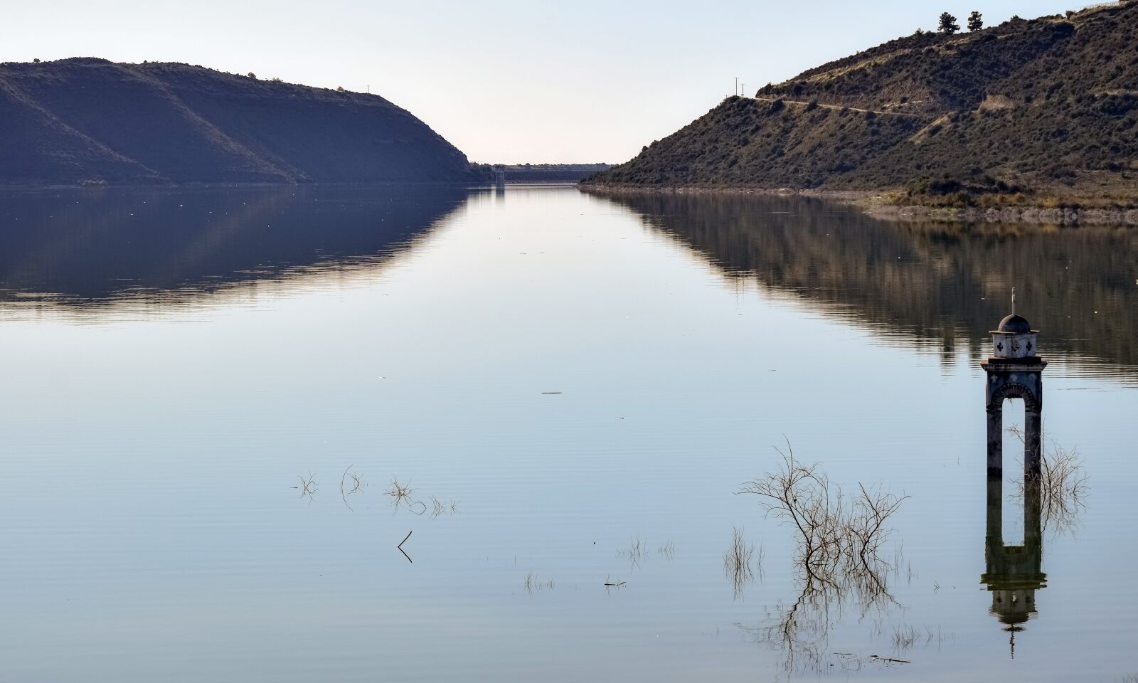 Nikon D3300 sample photo. Kouris dam, lake, sunken photography
