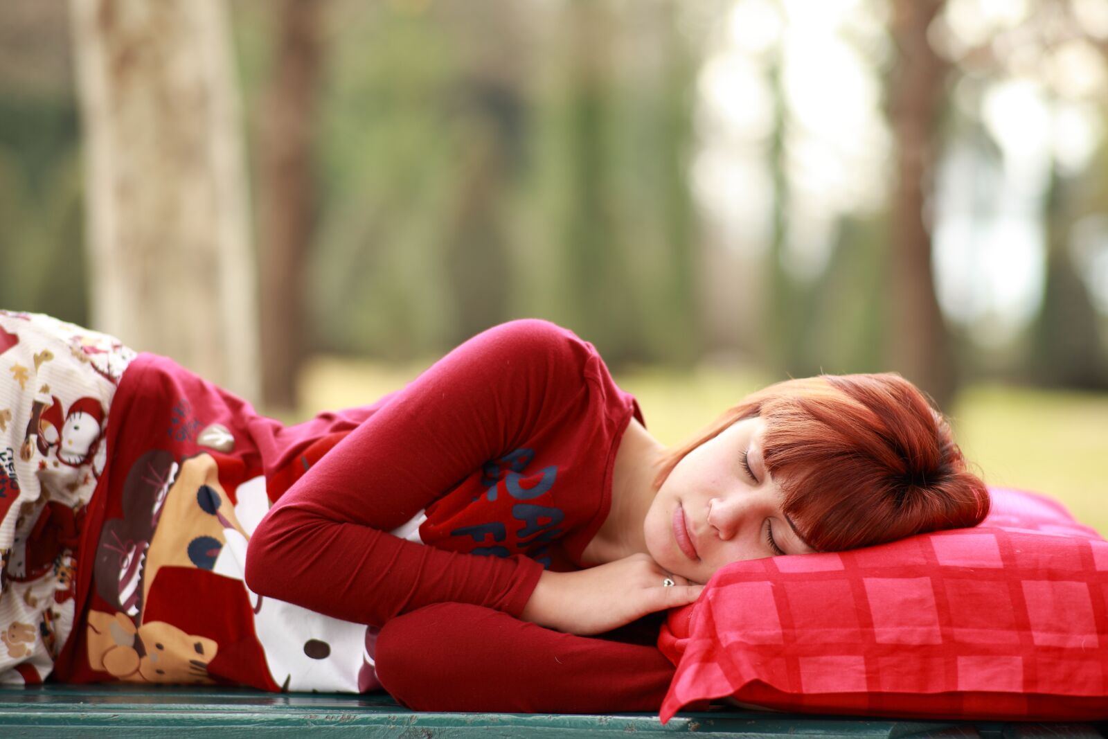 Canon EOS 5D Mark II sample photo. Sleep, pillow, sleepwalking photography