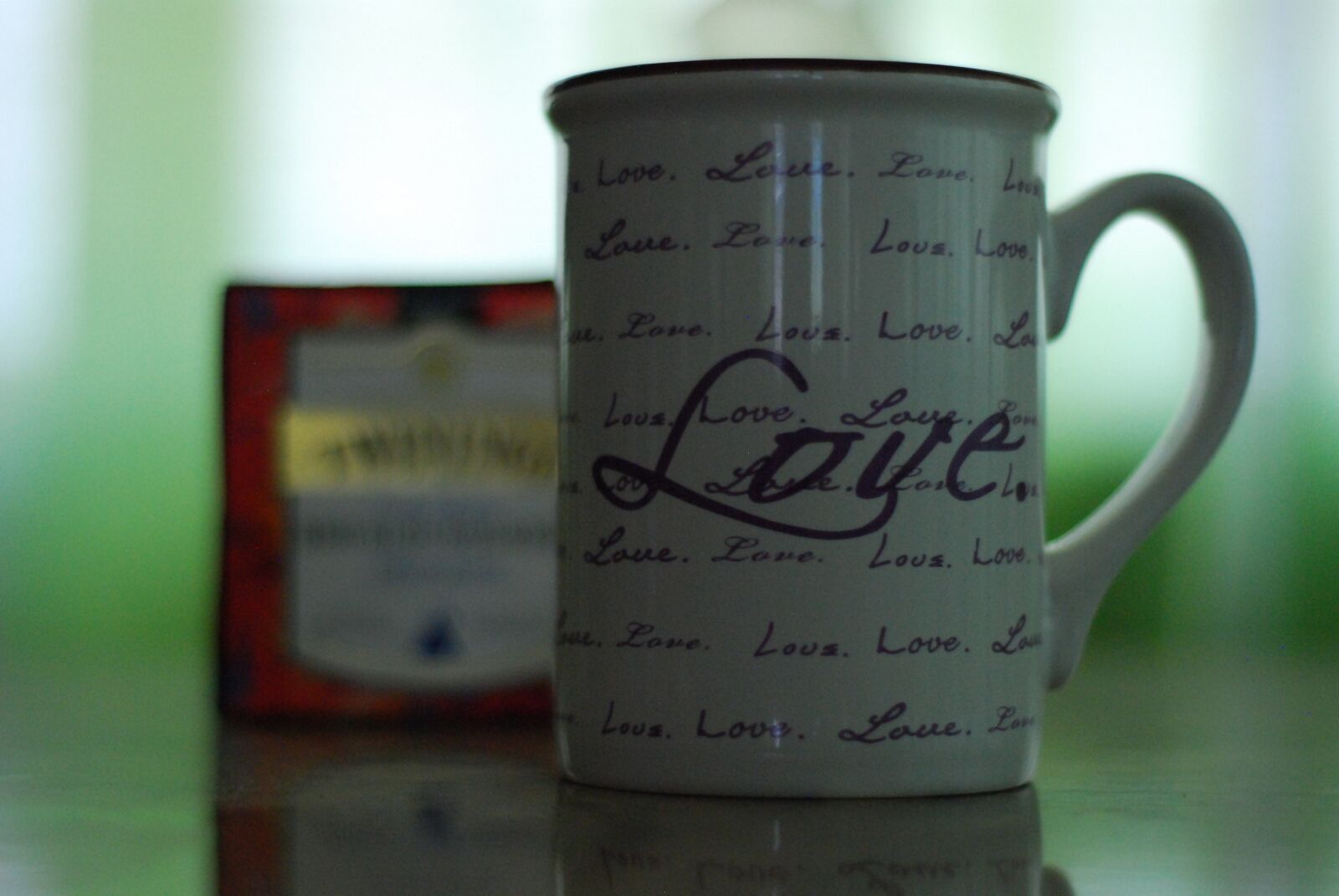 Nikon D80 sample photo. Cup, tea, love photography