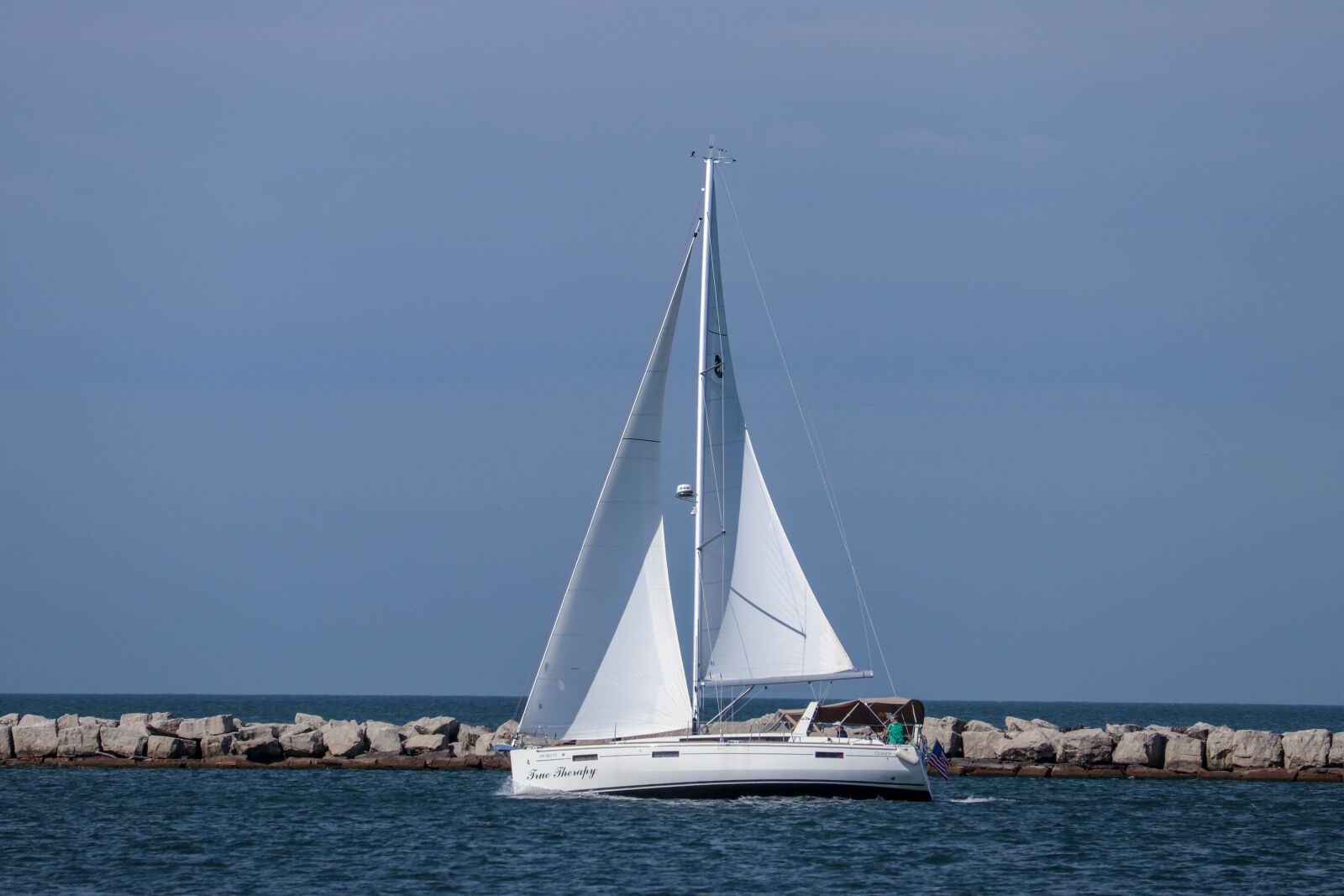 Canon EF-S 55-250mm F4-5.6 IS STM sample photo. Sail boat, water, c photography