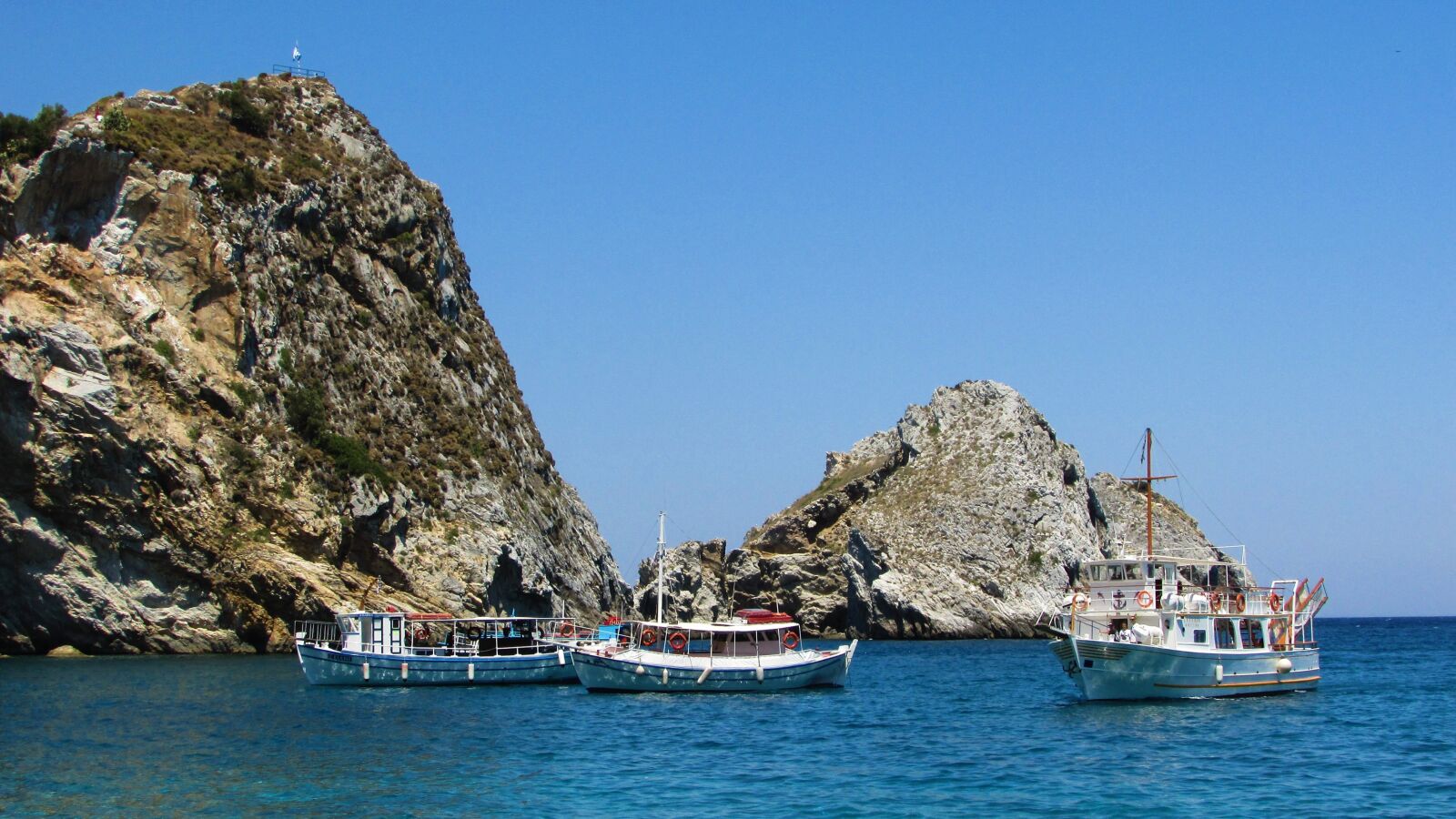 Canon PowerShot SX400 IS sample photo. Greece, skiathos, kastro photography