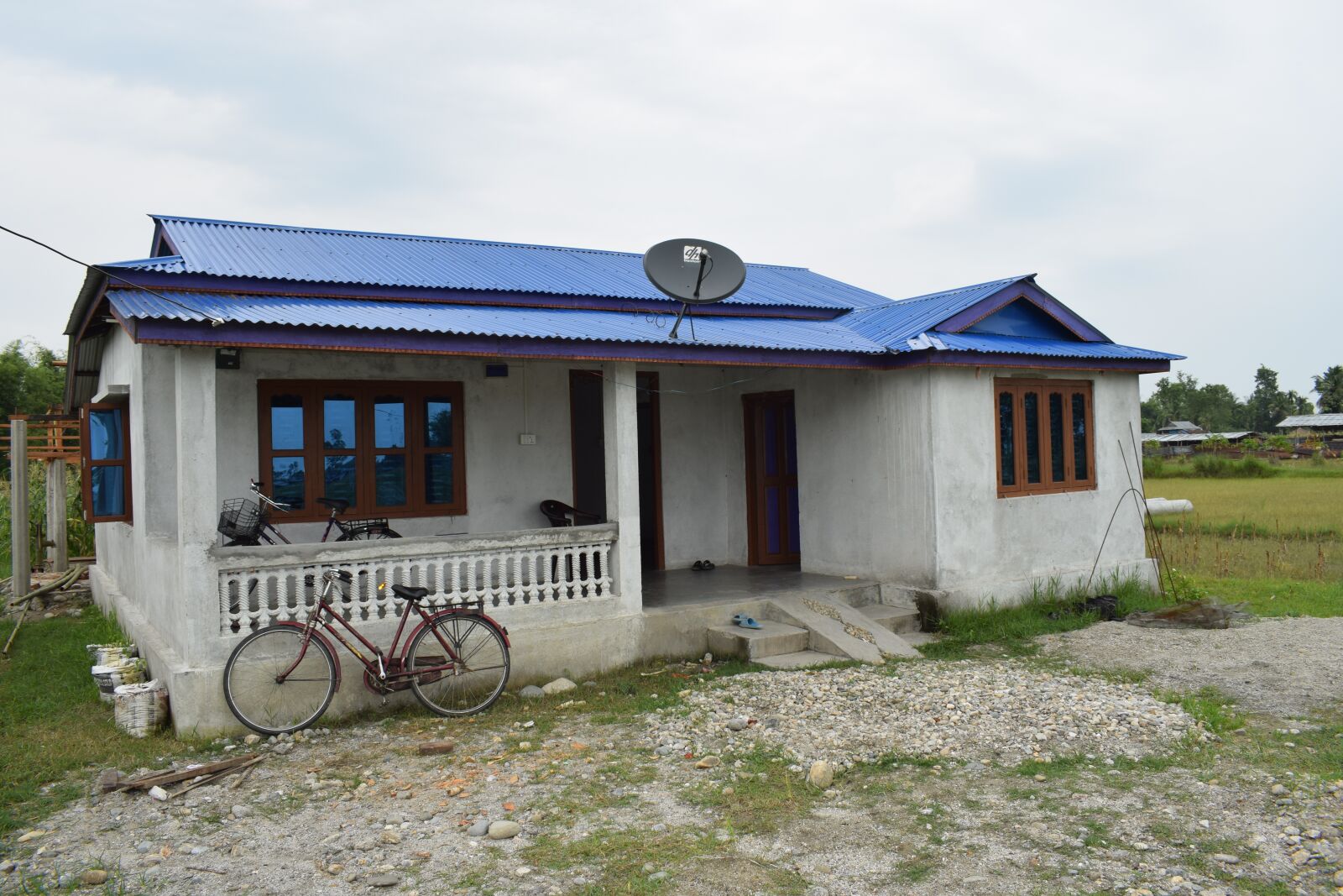 Nikon D5300 sample photo. Nepali village houses, house photography
