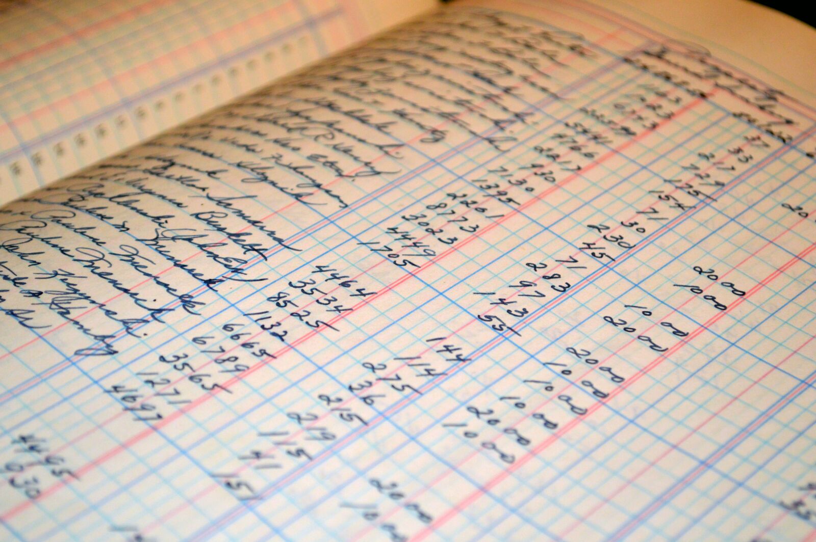 Nikon D3200 sample photo. Ledger, accounting, business photography