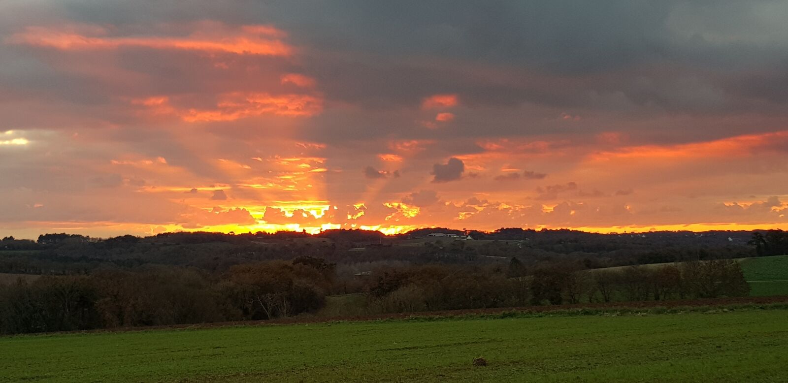 Samsung Galaxy S8 sample photo. Sunset, sun, brittany photography