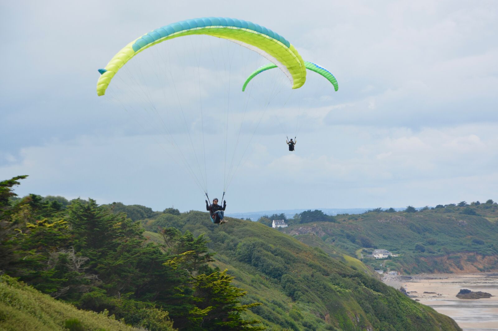 Nikon D5200 sample photo. Paragliding, paraglider, fifth wheel photography