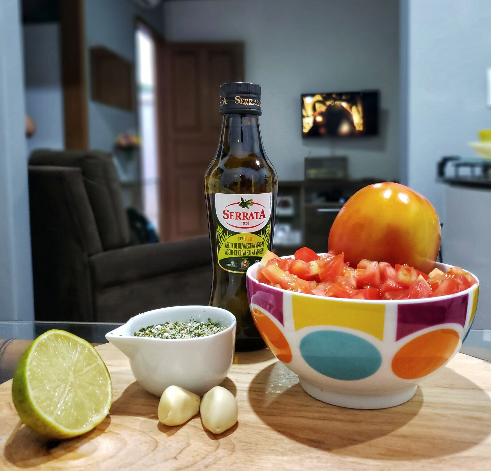 Samsung Galaxy S9 sample photo. Comida, tomate picado, janta photography