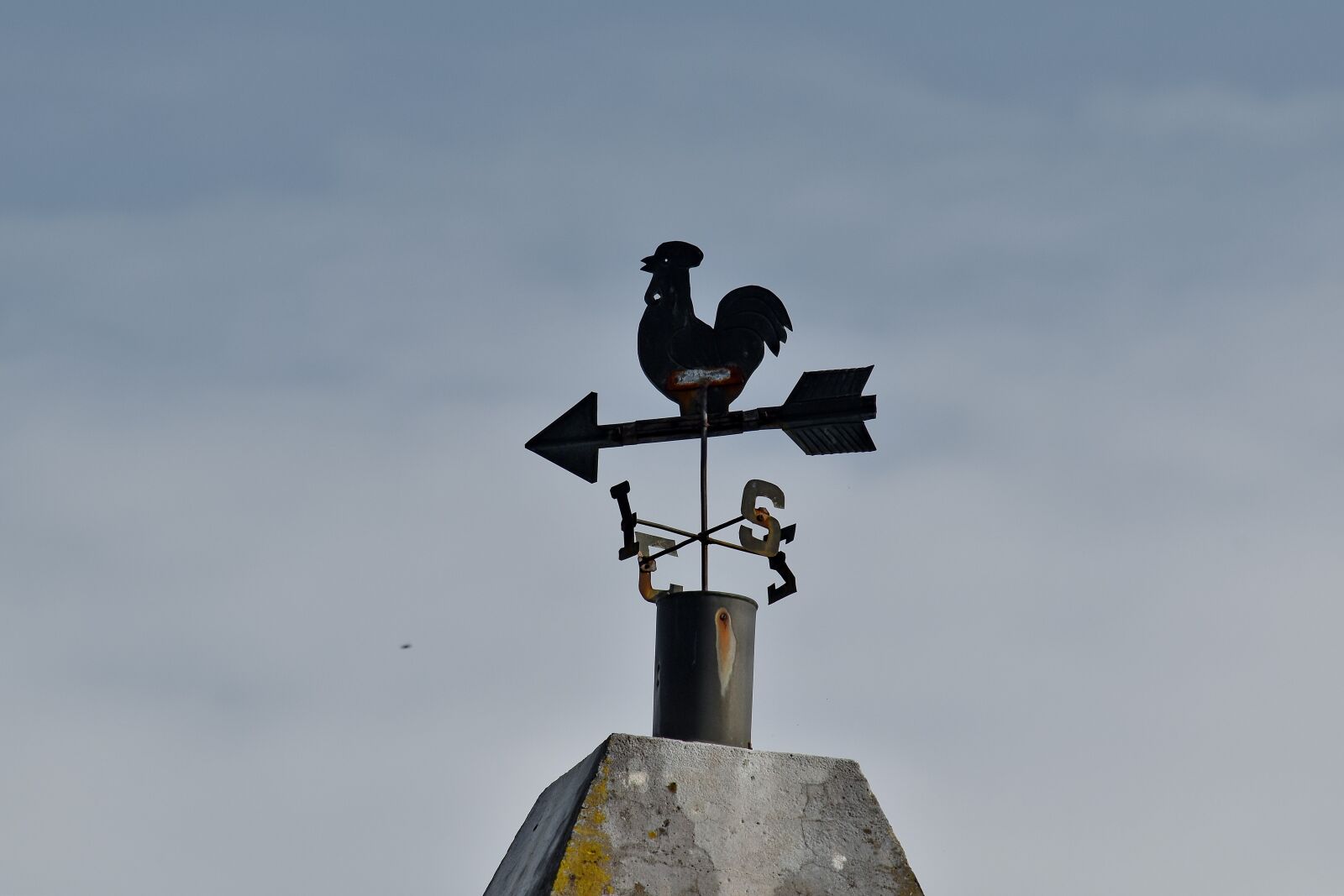 Nikon D5500 sample photo. Cast iron, chimney, rooster photography