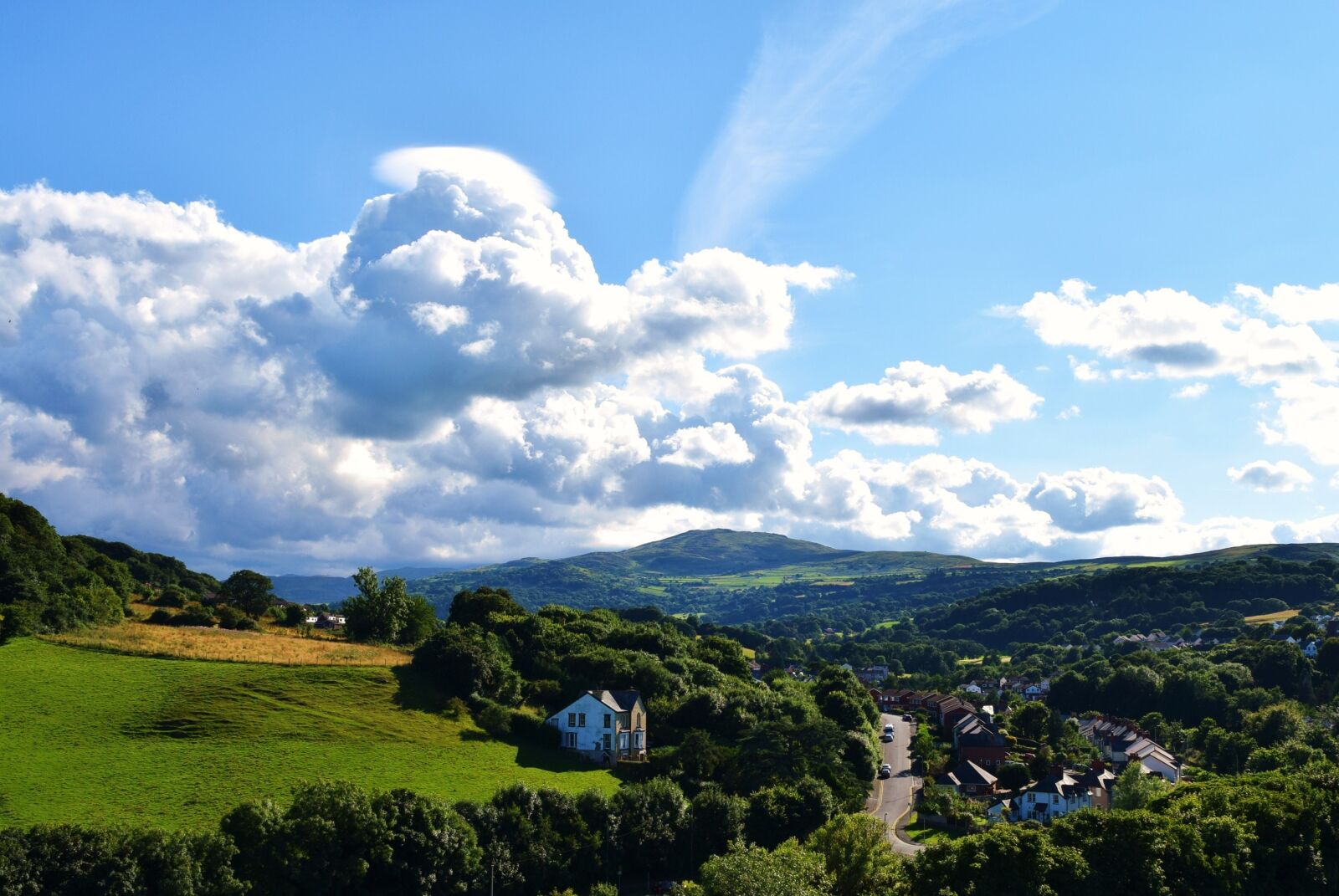 Nikon D3300 sample photo. Wales, blue, sky photography