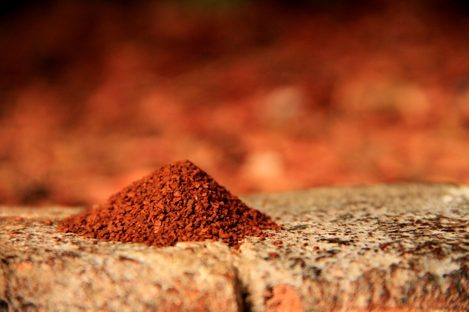 Canon EOS 7D sample photo. Coffee, coffee powder, earth photography