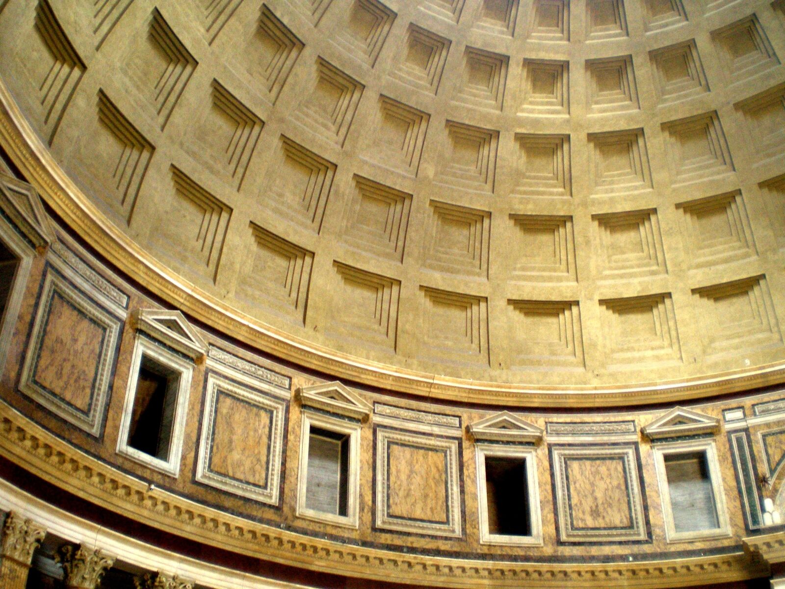 Olympus FE190/X750 sample photo. Pantheon, rome, architecture photography
