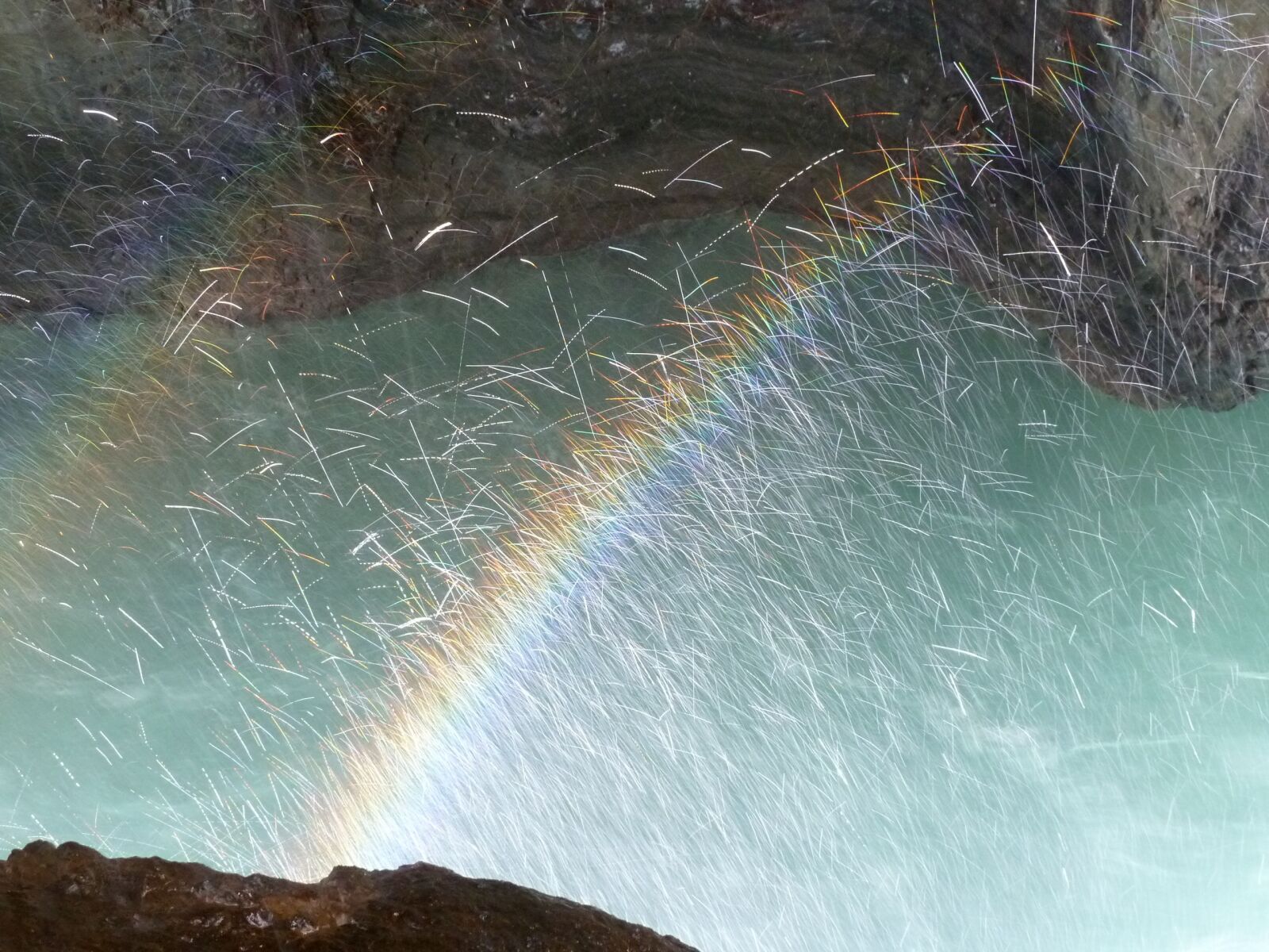 Panasonic Lumix DMC-ZS5 (Lumix DMC-TZ8) sample photo. Water, rainbow, partnach photography