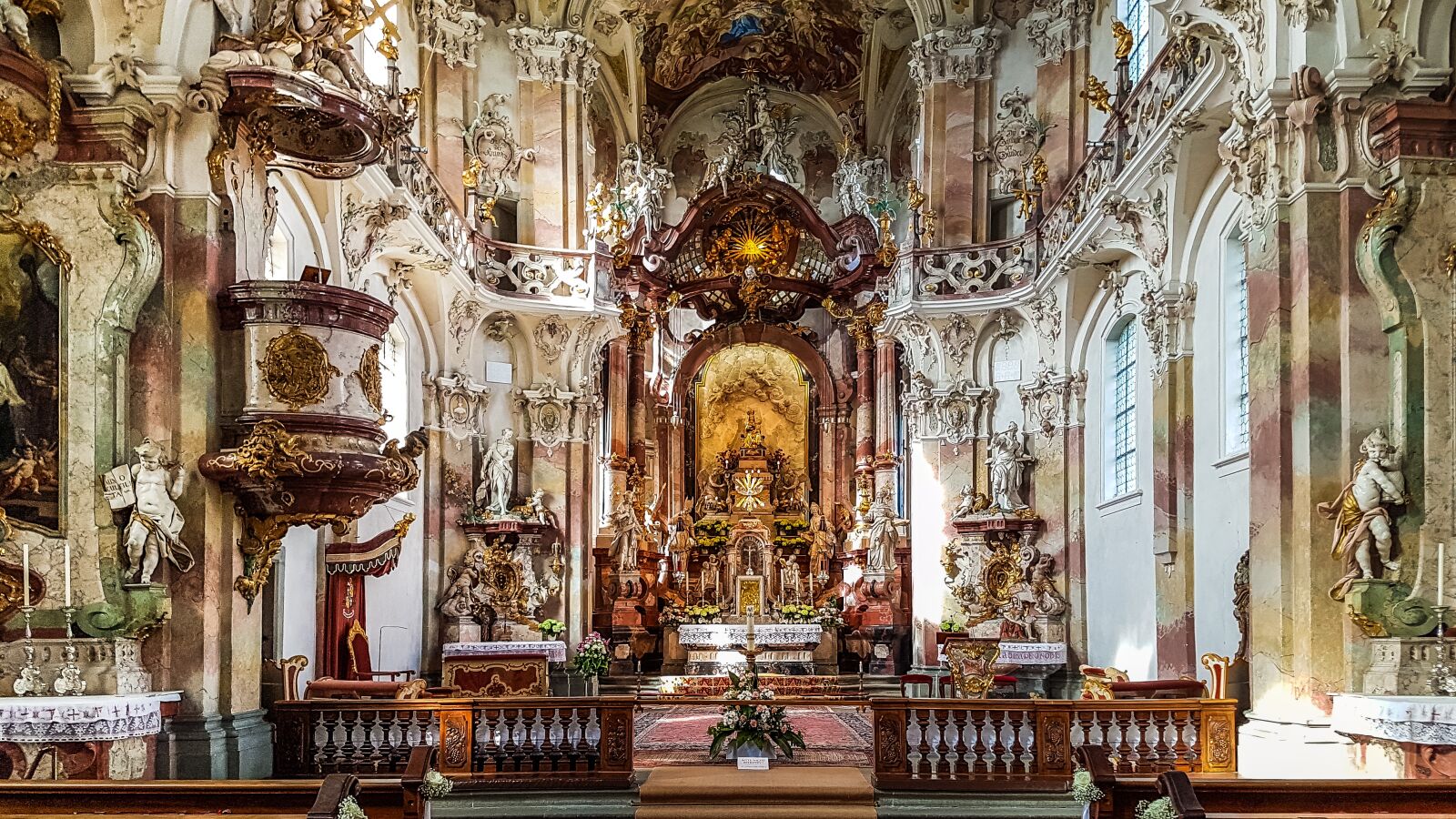 Samsung Galaxy S7 Edge sample photo. The monastery of birnau photography