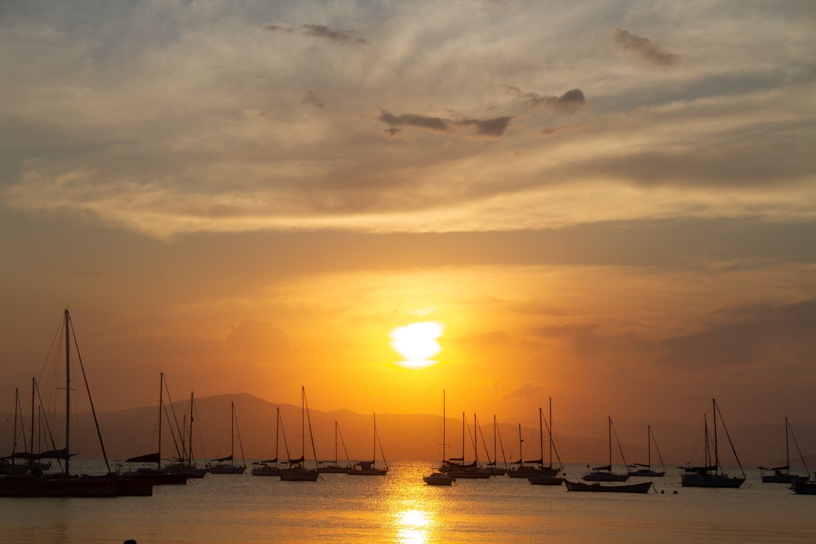 Canon EOS 7D sample photo. Sun, boat, sunset photography