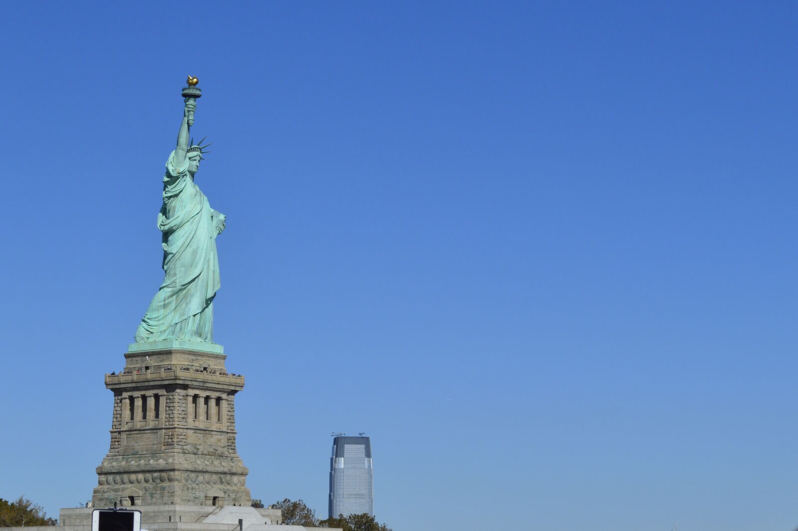 Nikon D3200 sample photo. Statue of liberty, new photography