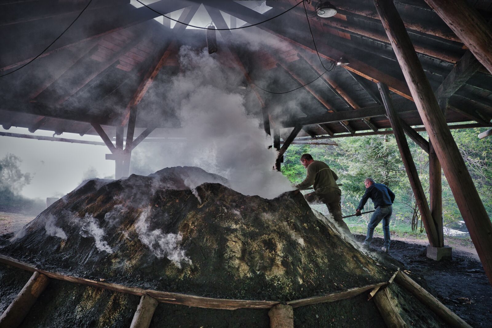 Nikon Z6 + Nikon Nikkor Z 24-70mm F4 S sample photo. Charcoal kiln, k hler photography