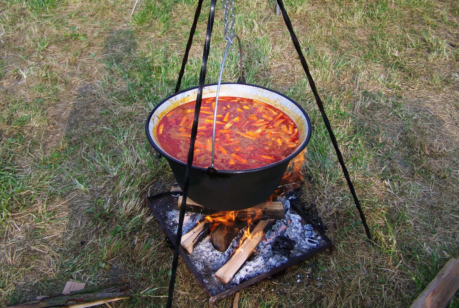 Kodak EASYSHARE ZD710 ZOOM DIGITAL CAMERA sample photo. Kettle goulash, food, cooking photography