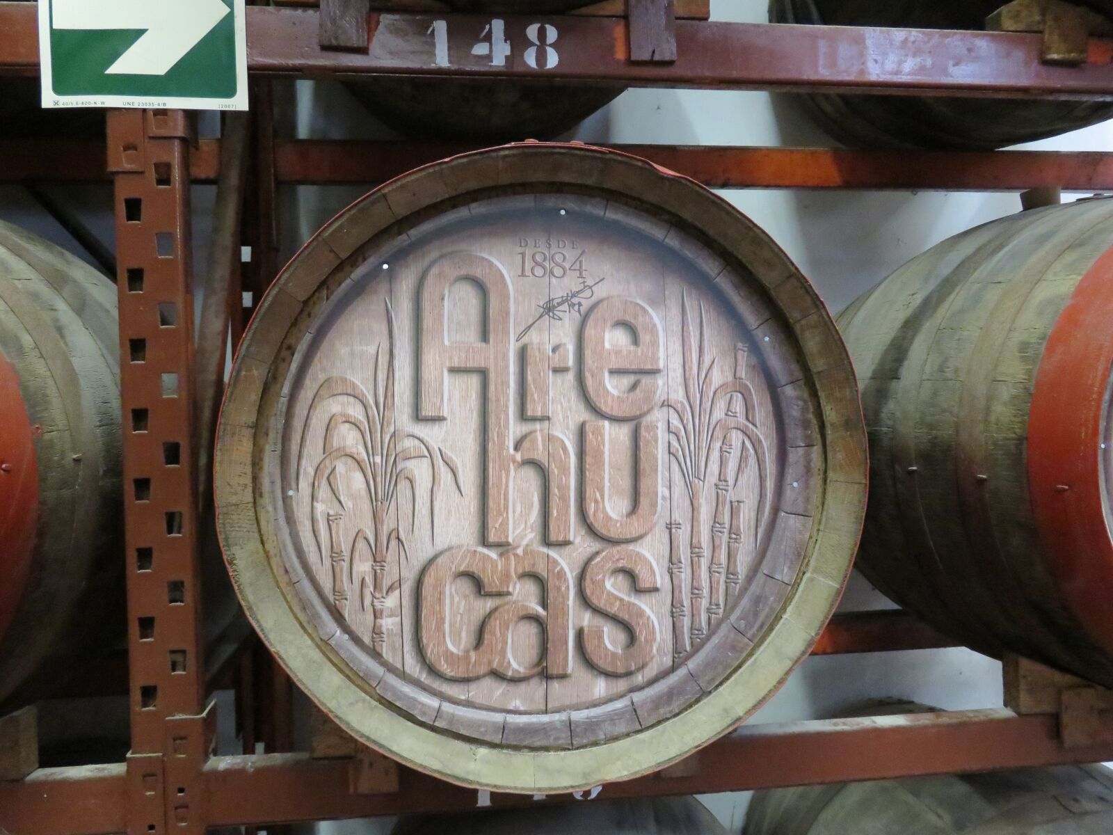 Canon PowerShot SX710 HS sample photo. Barrel of rum, distillery photography
