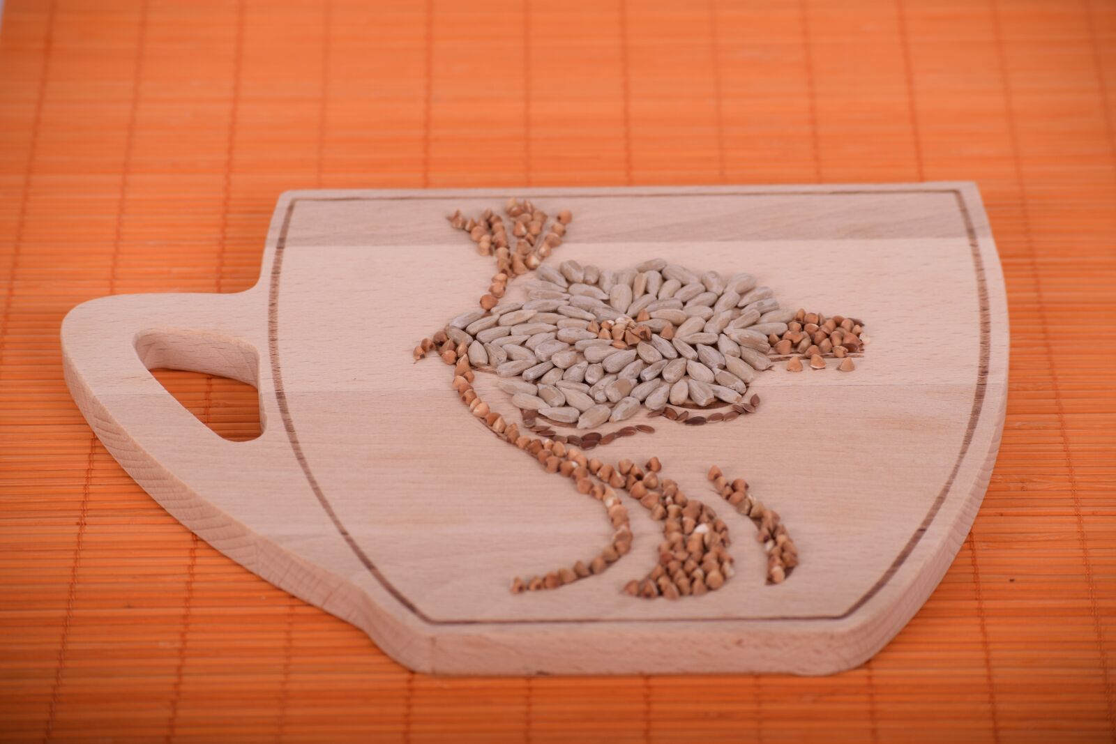 Nikon D3300 sample photo. Seeds, sunflower seed, wooden photography