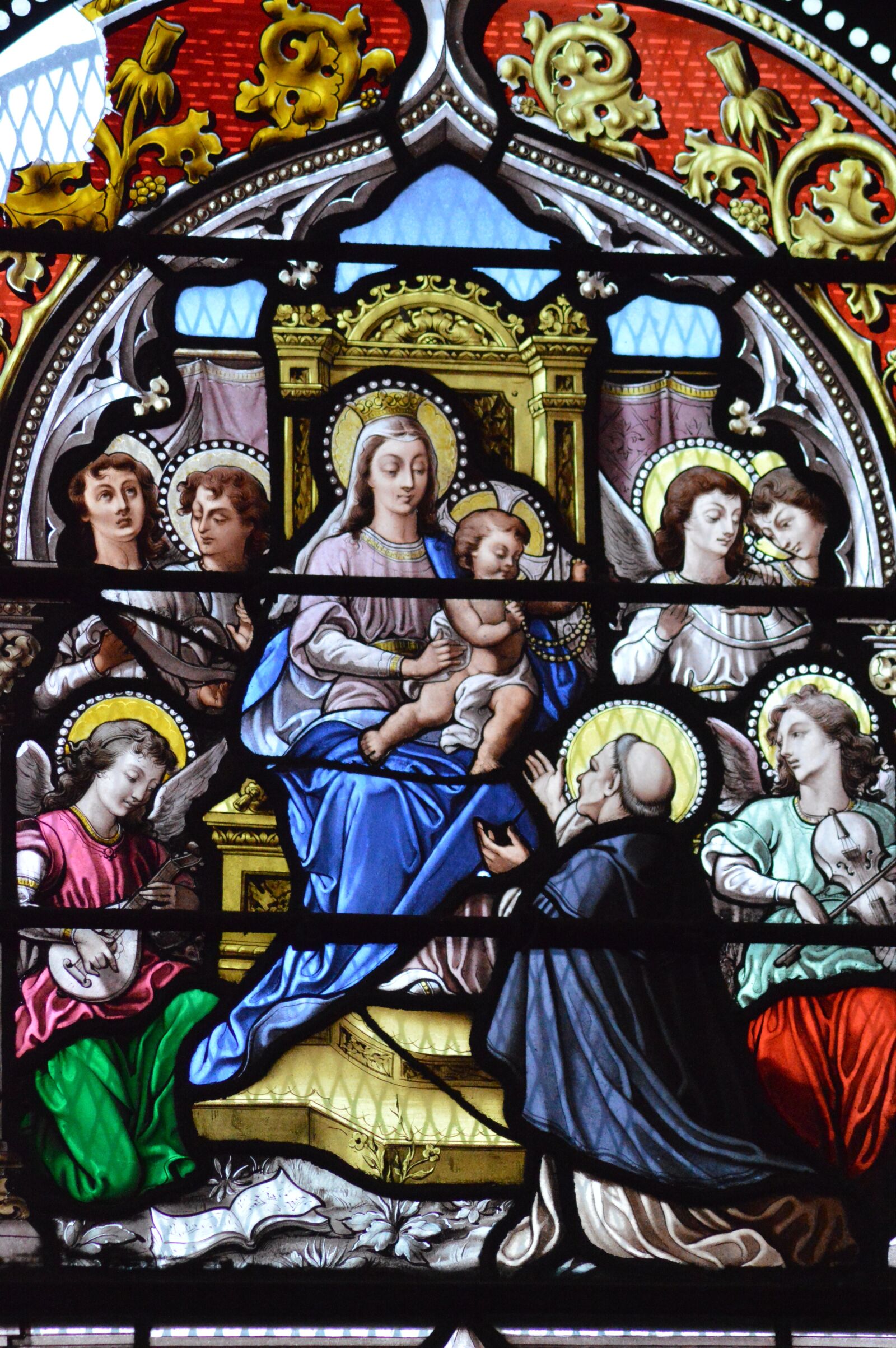 Nikon D3200 sample photo. Stained glass, window, church photography