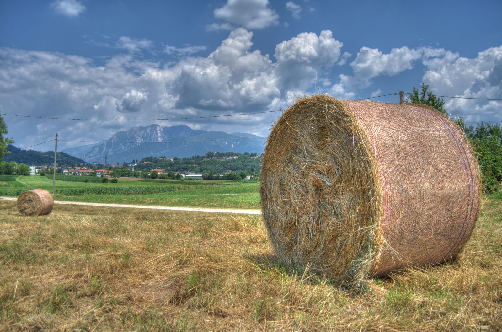 Nikon D5100 sample photo. Bales, hay, agriculture photography