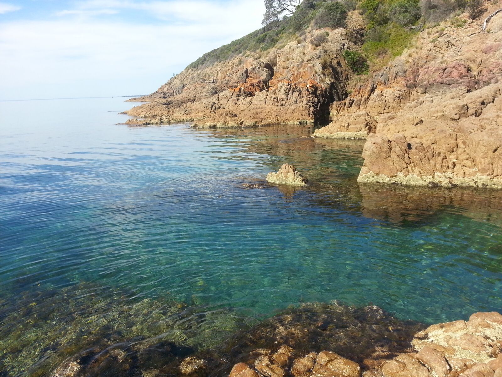 Samsung Galaxy S3 sample photo. Rocks, ocean, sea photography