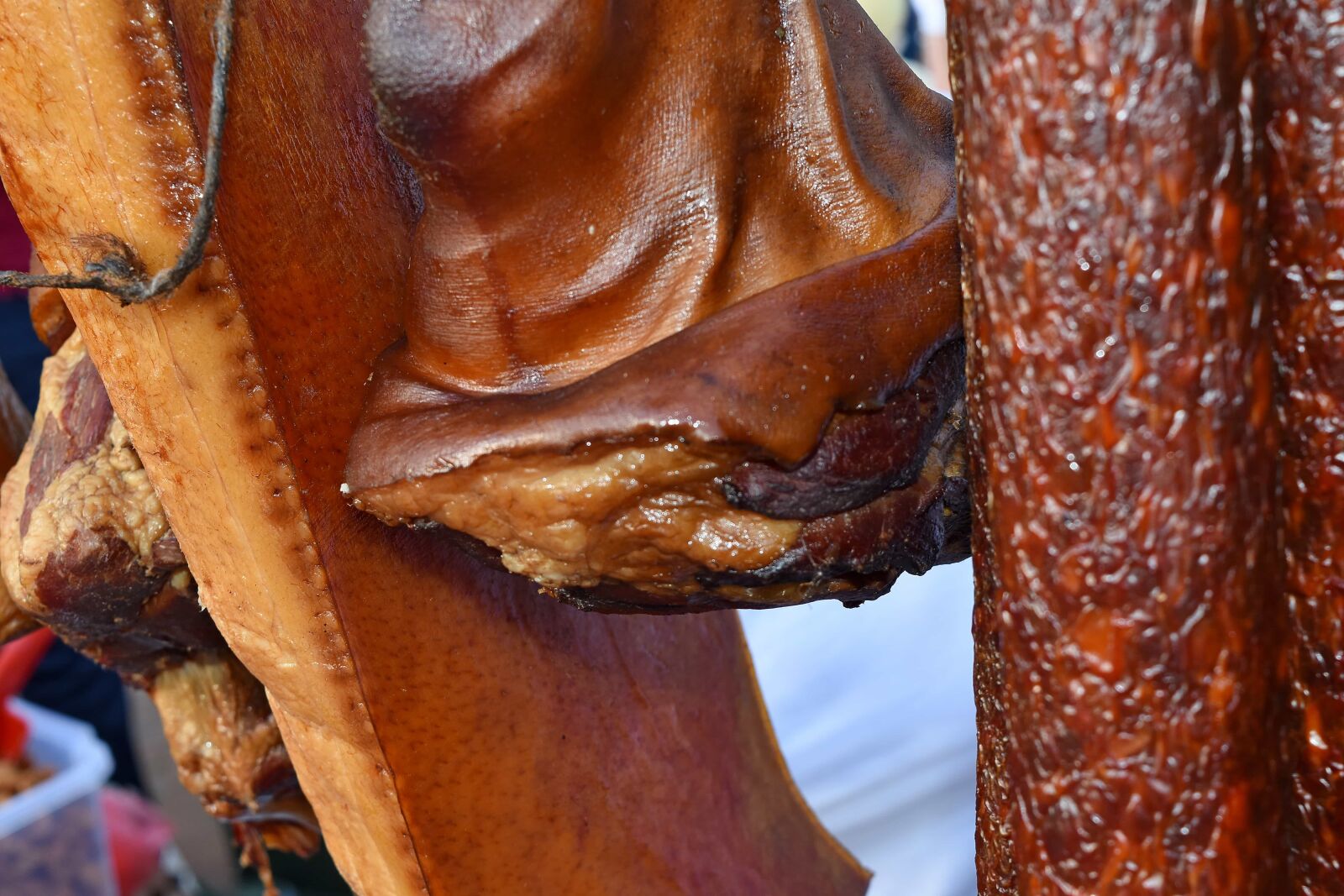 Nikon D5500 sample photo. Pork, pork loin, sausage photography
