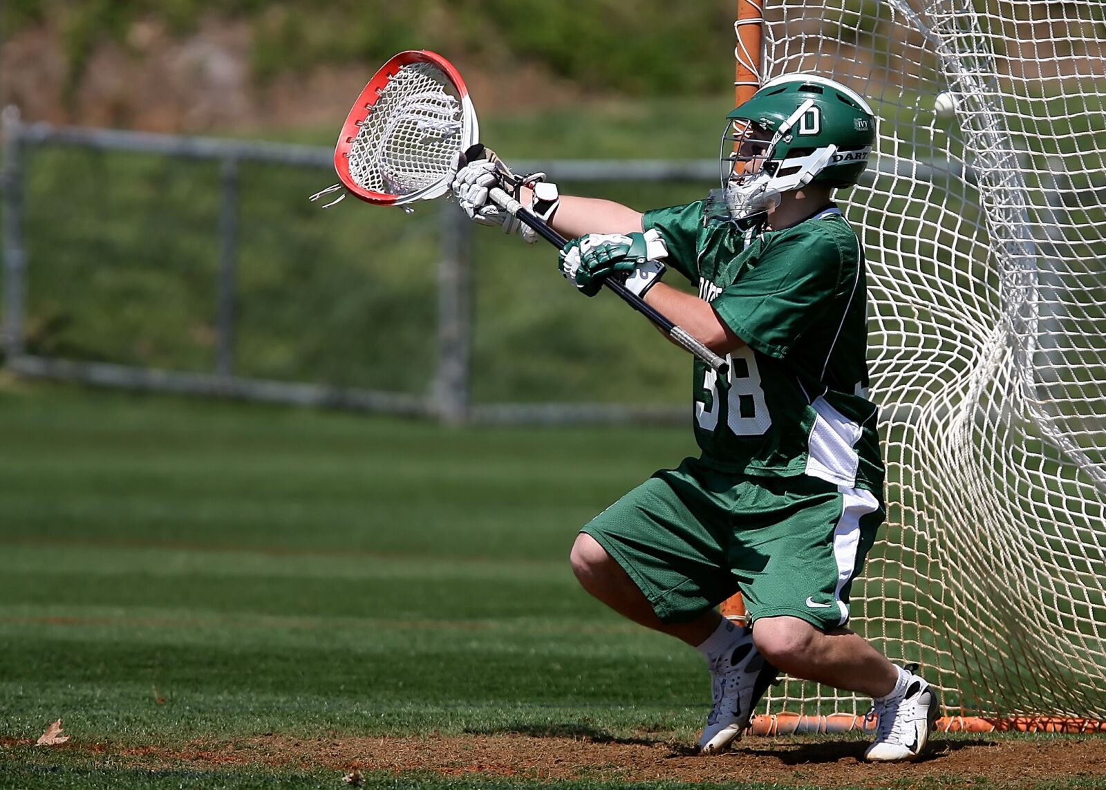 Canon EOS-1D Mark II N sample photo. Lacrosse, goalie, goal tender photography