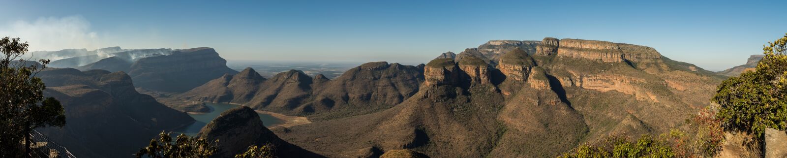 Nikon D5200 sample photo. Panorama, three rondavels, south photography