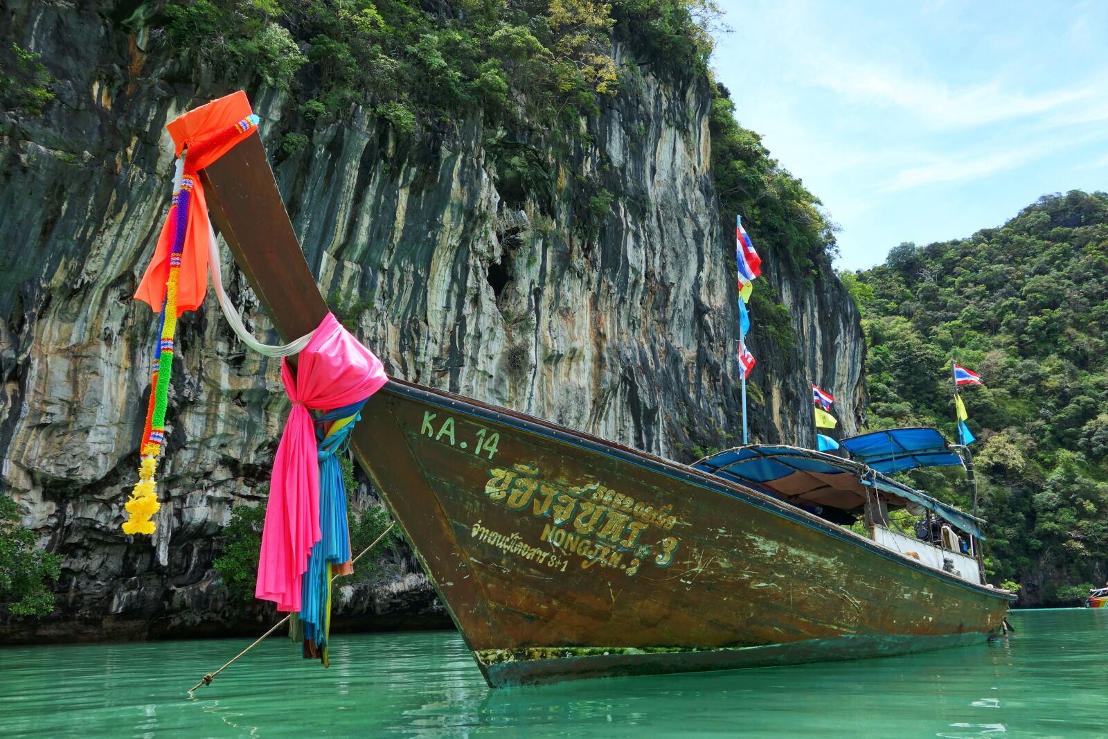 Sony Cyber-shot DSC-RX100 sample photo. Thailand, boat, lagoon photography