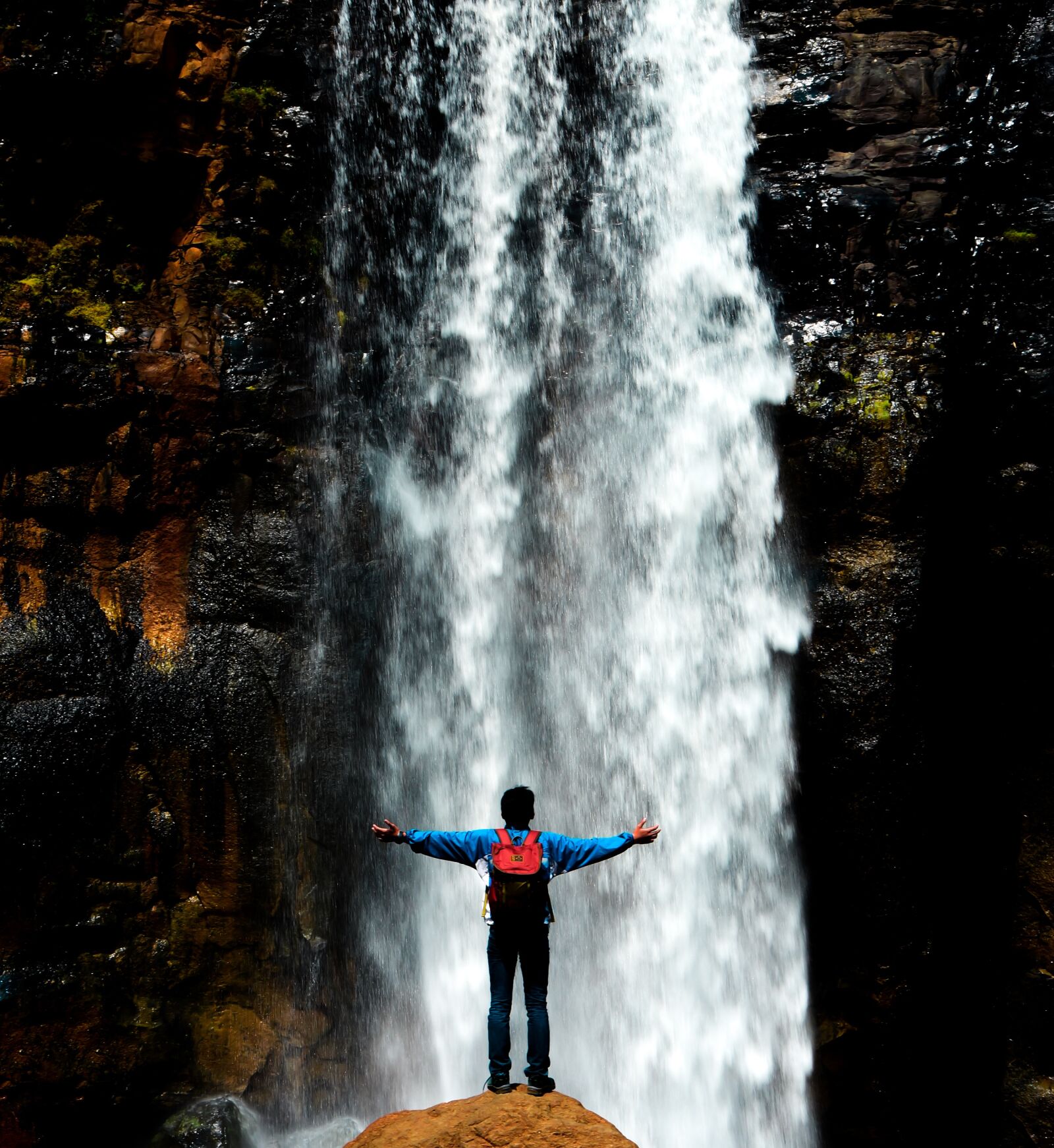 Nikon D7200 sample photo. Enjoy, life, waterfall photography