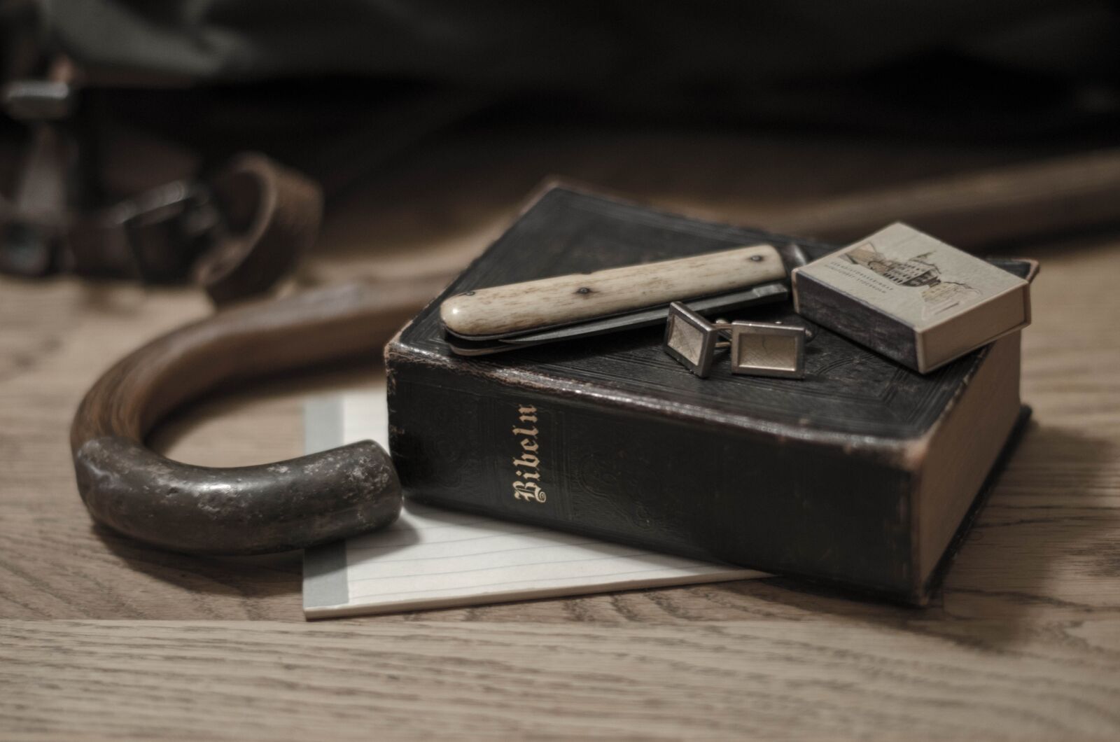 Nikon D5100 sample photo. Still life, cane, bible photography