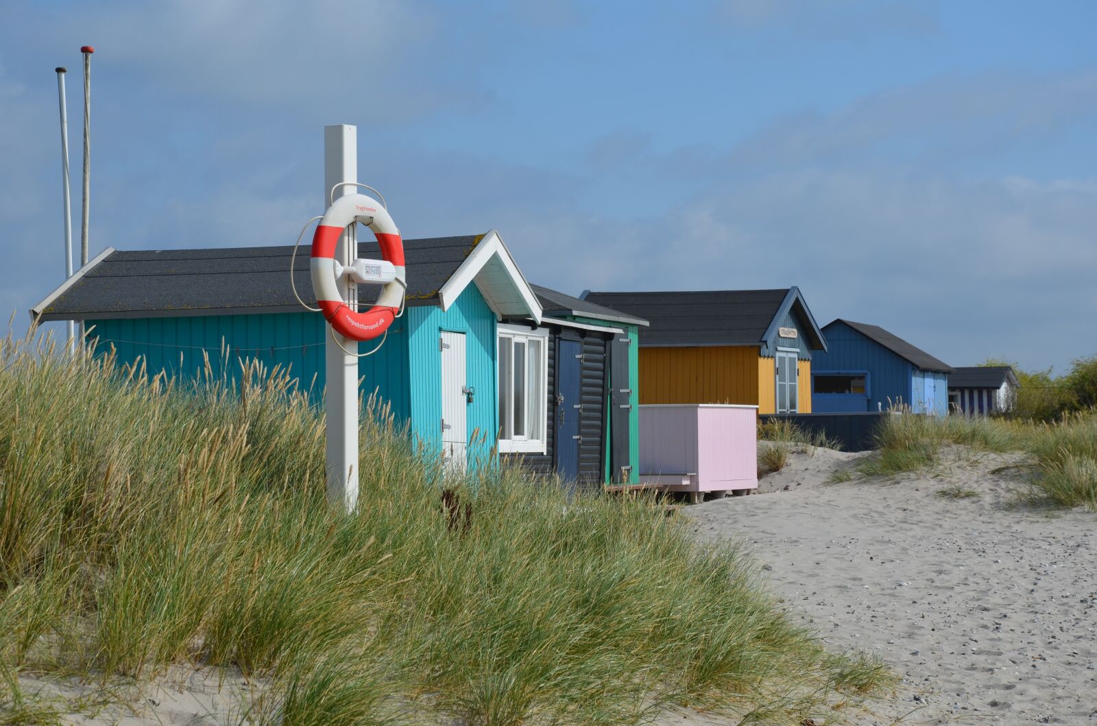 Nikon D5100 sample photo. Denmark, beach houses, aero photography