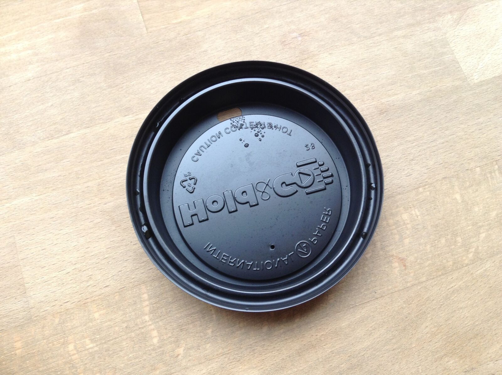 Apple iPod touch sample photo. Coffee, lid, plastic photography