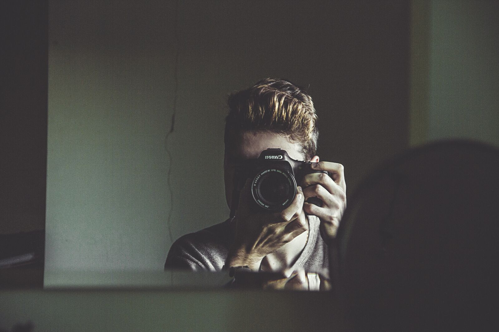 Canon EOS 7D sample photo. Camera, man, mirror photography
