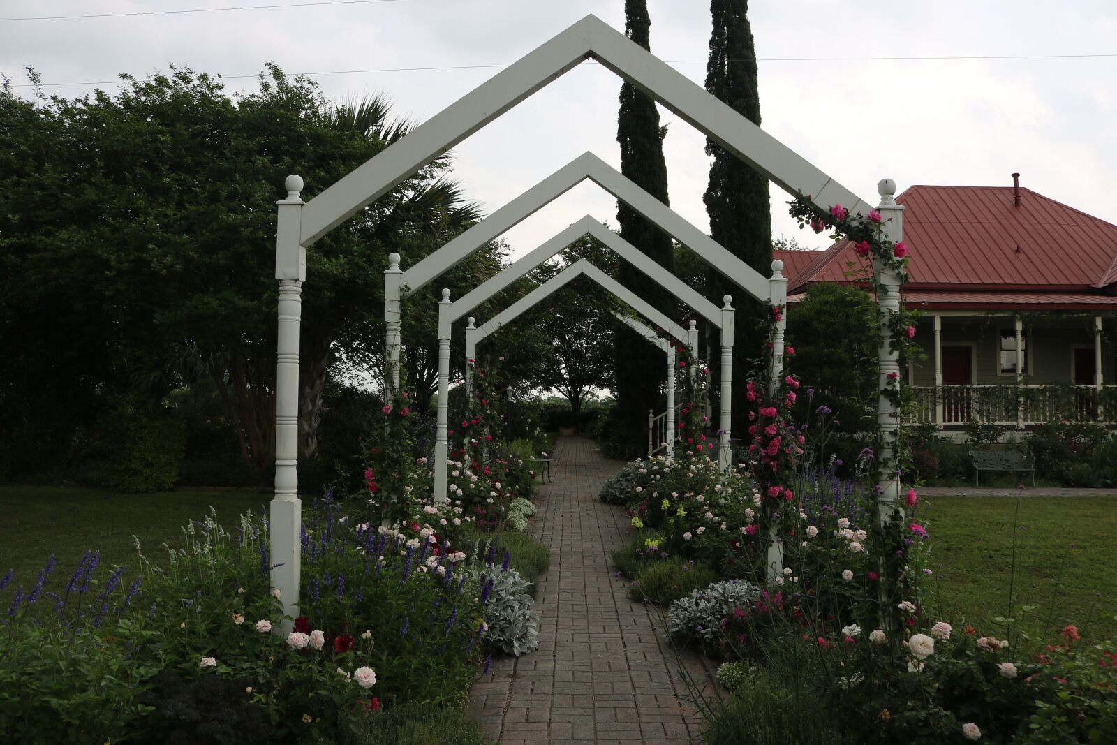 Canon EOS 750D (EOS Rebel T6i / EOS Kiss X8i) sample photo. Garden, awing, path photography