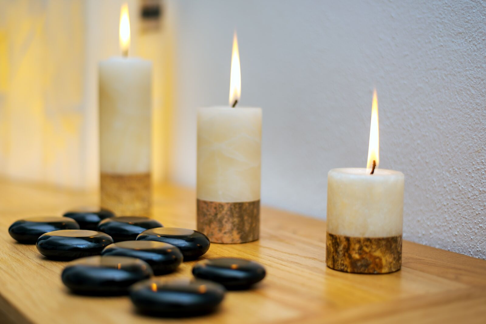 Nikon D750 sample photo. Spa, vela, massage photography