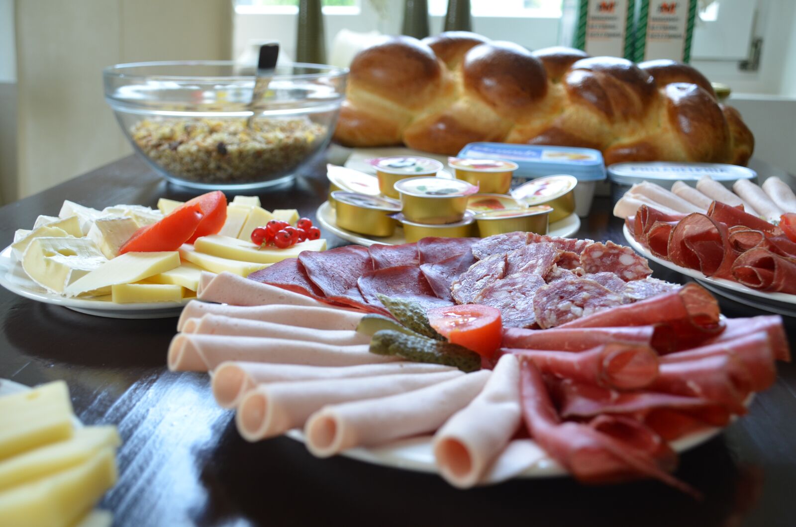 Nikon D7000 sample photo. Breakfast, meat, cheese photography