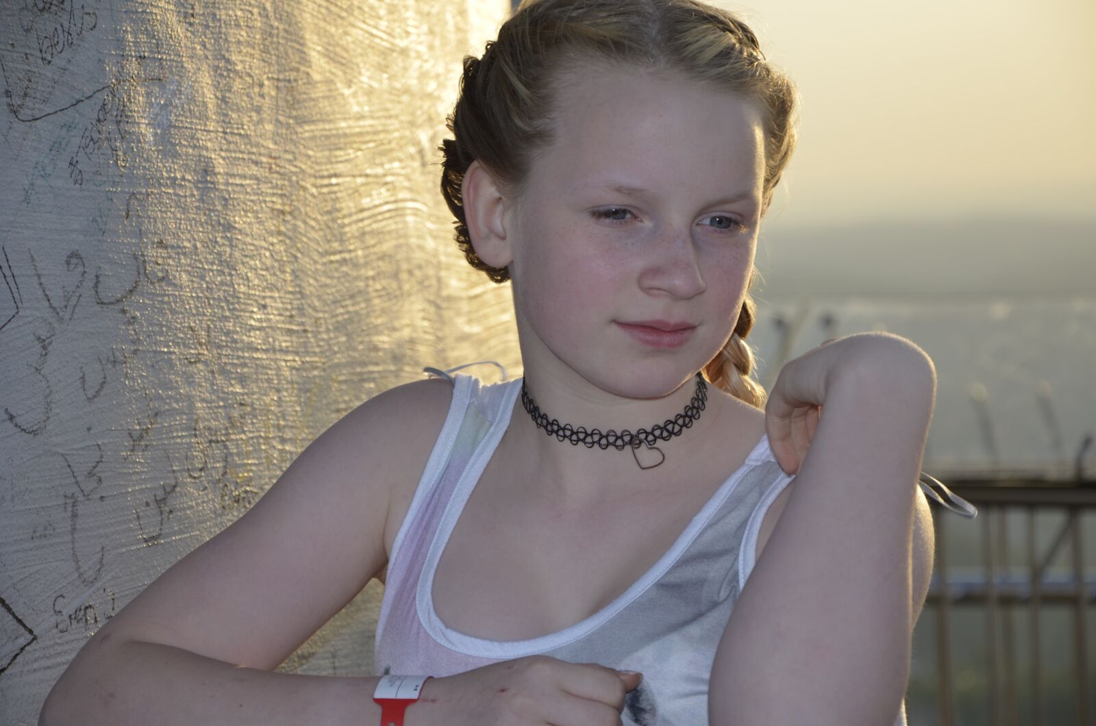 Nikon D5100 sample photo. Girl, blond, braids photography