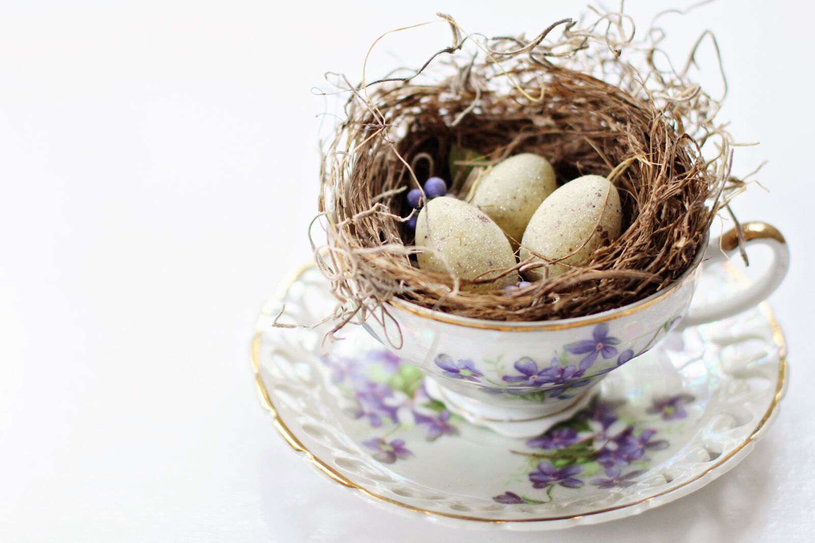 Canon EF 50mm F1.4 USM sample photo. Tea cup, vintage tea photography