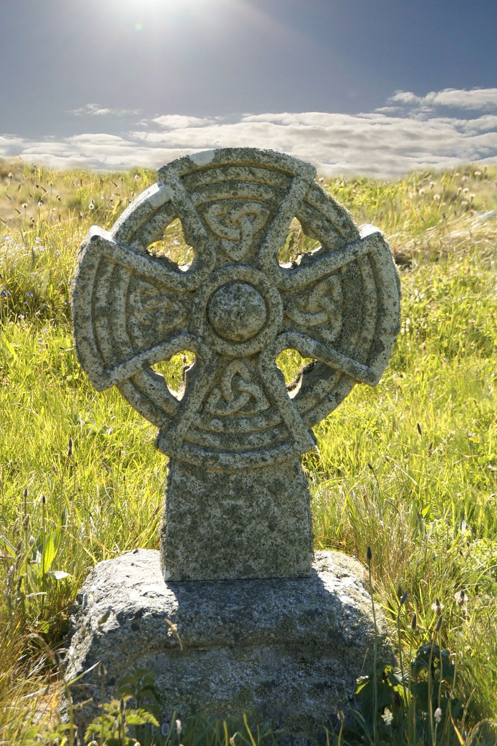 Sony Alpha DSLR-A100 sample photo. Celtic cross, england, cornwall photography
