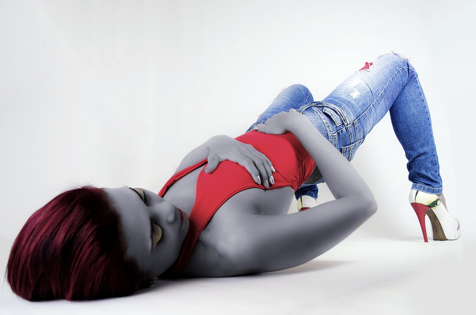 Nikon D5100 sample photo. Fashion, jeans, woman photography