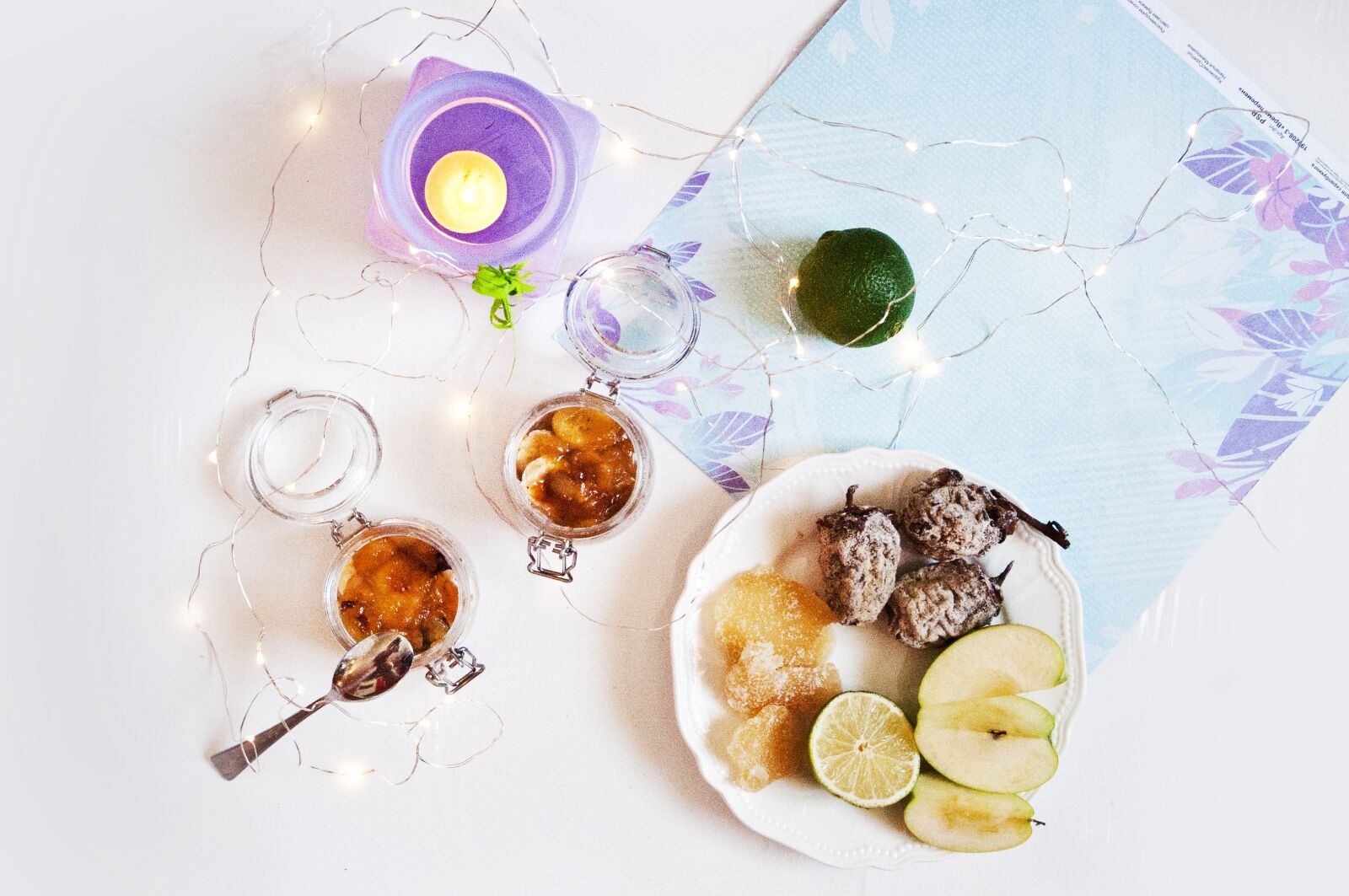 Nikon D300 sample photo. Panna cotta, fruit, persimmon photography